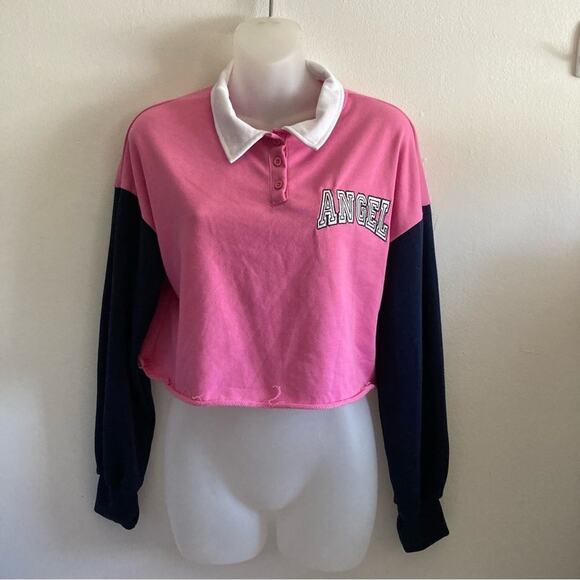 Crop sweatshirt favorite pull over top new without tag - Picture 1 of 5